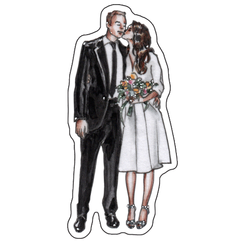 Just married people