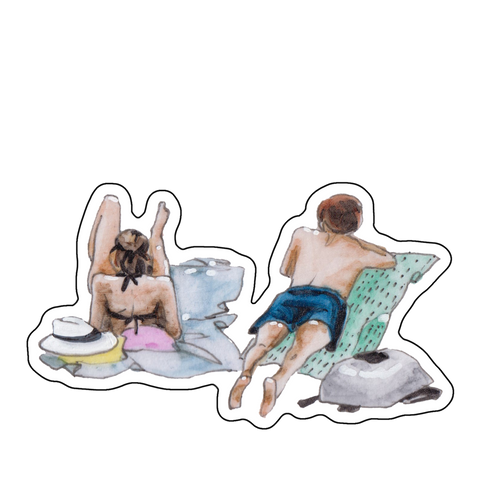Tanning people
